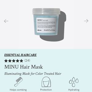 Davines minu hair mask